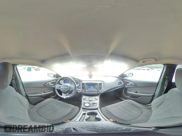 2015 Chrysler 200 Limited with VIN 1C3CCCAB1FN671201, listed as a Copart auction lot 56229075 with 240,888 mi miles and Salvage title. Bid and sale history available at DreamBid. Image 14.