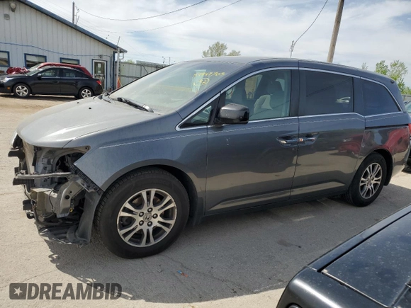 2012 Honda Odyssey EX с VIN 5FNRL5H40CB068355, выставлен на аукционе Copart как лот 54947705 с пробегом 160 430 миль миль и Списание • Salvage title. История ставок и продаж доступна на DreamBid. Изображение 1.