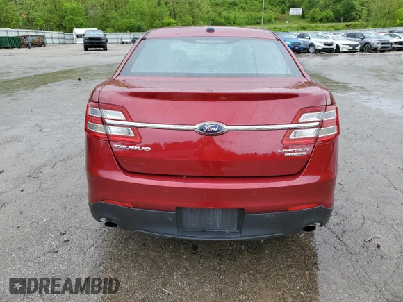 2016 Ford Taurus Limited with VIN 1FAHP2F87GG100532, listed as a Copart auction lot 55512555 with 64,528 mi miles and Salvage title. Bid and sale history available at DreamBid. Image 6.
