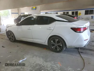 2021 Nissan Sentra SV with VIN 3N1AB8CV9MY269536, listed as a Copart auction lot 54705275 with 92,808 mi miles and Salvage title. Bid and sale history available at DreamBid. Image 2.