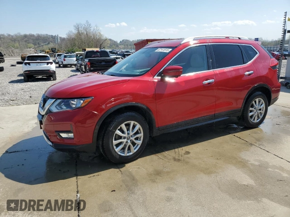 2017 Nissan Rogue S with VIN JN8AT2MV0HW258108, listed as a Copart auction lot 52141815 with 128,306 mi miles and Salvage Title. Bid and sale history available at carsss.com. Image 1.