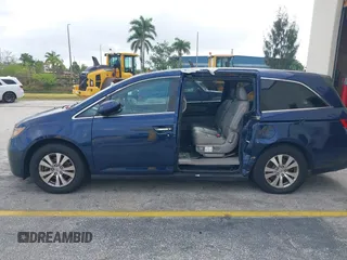 2016 Honda Odyssey EX-L with VIN 5FNRL5H60GB064815, listed as a IAAI auction lot 38644382 with 84,499 mi miles. Bid and sale history available at carsss.com. Image 15.