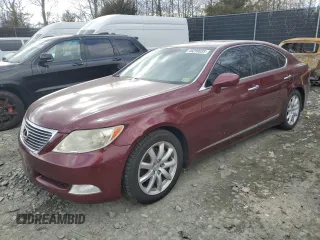 2008 Lexus LS 460 with VIN JTHBL46F985065705, listed as a Copart auction lot 46299035 with 180,438 mi miles and Clean Title. Bid and sale history available at carsss.com. Image 1.