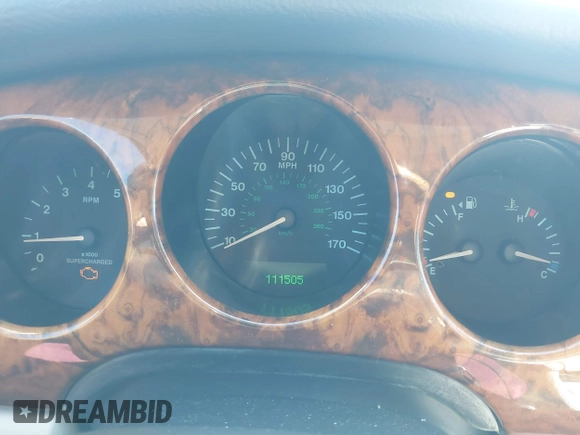 2000 Jaguar XJ with VIN SAJDA15B2YMF14634, listed as a IAAI auction lot 41827953 with 111,505 mi miles and . Bid and sale history available at DreamBid. Image 7.