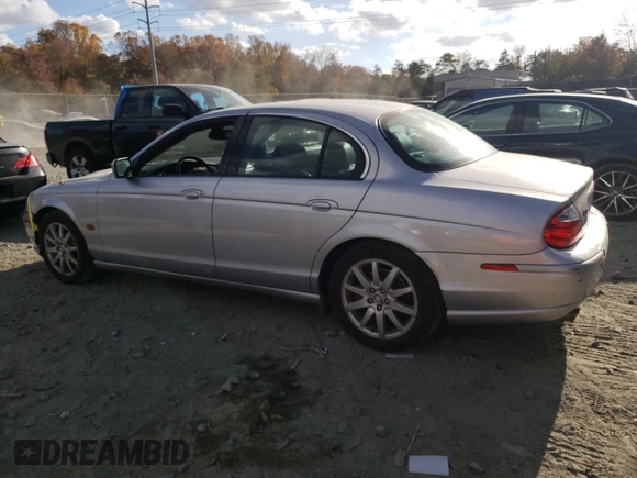 2002 Jaguar S-Type with VIN SAJDA03P22GM36867, listed as a Copart auction lot 79027454 with 52,489 mi miles and Salvage Title. Bid and sale history available at DreamBid. Image 2.