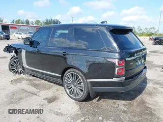 2021 Land Rover Range Rover P525 Westminster z VIN SALGS2SE0MA439172, wystawiony jako IAAI lot #42186748 z przebiegiem 22 326 mil mil oraz . Historia ofert i sprzedaży dostępna na DreamBid. Obrazek 3.
