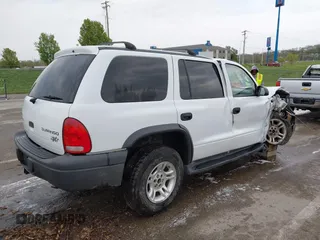 2003 Dodge Durango Sport with VIN 1D4HS38N13F524891, listed as a IAAI auction lot 42027705 with 245,609 mi miles and . Bid and sale history available at DreamBid. Image 4.