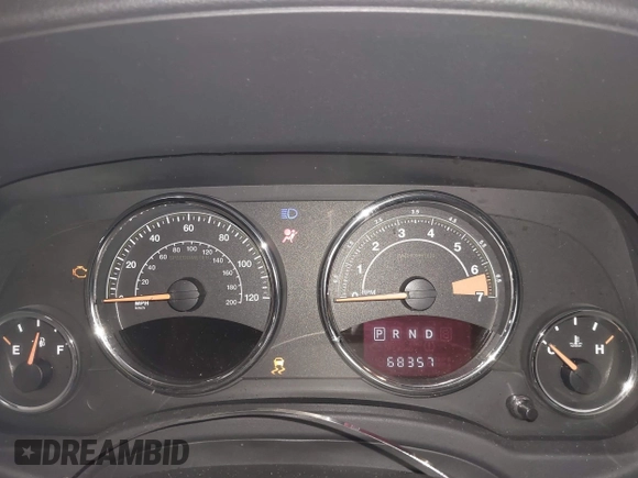 2017 Jeep Compass High Altitude with VIN 1C4NJDEB6HD192808, listed as a IAAI auction lot 41287965 with 68,357 mi miles. Bid and sale history available at carsss.com. Image 7.
