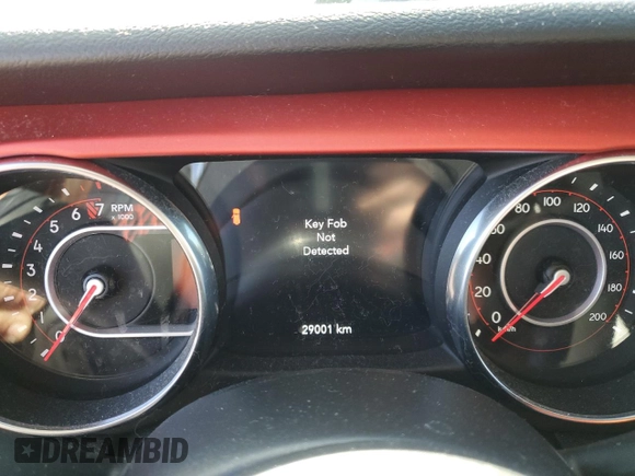 2020 Jeep Wrangler Rubicon with VIN 1C4HJXCG2LW259639, listed as a Copart auction lot 56636024 with 29,001 mi miles and Clean title. Bid and sale history available at DreamBid. Image 9.