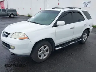 2002 Acura MDX with VIN 2HNYD18282H537033, listed as a IAAI auction lot 41965507 with Not Provided miles. Bid and sale history available at carsss.com. Image 2.