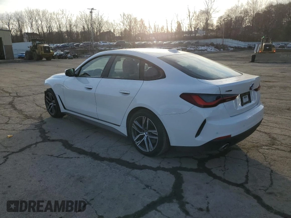 2023 BMW 4 Series 430i xDrive with VIN WBA73AV07PFP38922, listed as a Copart auction lot 42783635 with 16,846 mi miles and Salvage title. Bid and sale history available at DreamBid. Image 2.