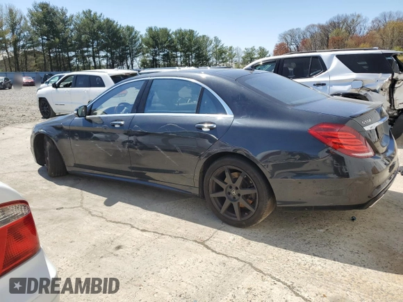 2016 Mercedes-Benz S-Class S 550 with VIN WDDUG8FB0GA216428, listed as a Copart auction lot 53065155 with 105,504 mi miles and Salvage Title. Bid and sale history available at carsss.com. Image 2.