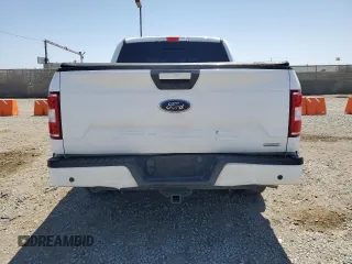 2018 Ford F-150 XL with VIN 1FTEW1CPXJKD45092, listed as a Copart auction lot 57289105 with 96,011 mi miles and Salvage title. Bid and sale history available at DreamBid. Image 6.