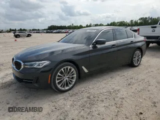 2023 BMW 5 Series 540i with VIN WBA53BJ07PCM01445, listed as a Copart auction lot 55084525 with 20,598 mi miles and Salvage title. Bid and sale history available at DreamBid. Image 1.