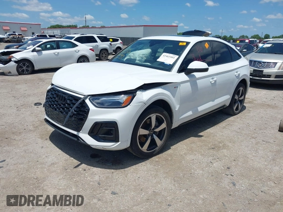 2022 Audi Q5 Sportback S line Premium Plus with VIN WA15AAFY4N2084268, listed as a IAAI auction lot 42463401 with Not provided miles and . Bid and sale history available at DreamBid. Image 17.
