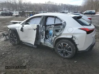 2021 Lexus UX 250h z VIN JTHX9JBH1M2037919, wystawiony jako Copart lot #46970385 z przebiegiem Nie podano mil oraz Szkoda całkowita • Salvage title. Historia ofert i sprzedaży dostępna na DreamBid. Obrazek 2.