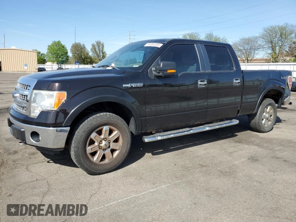 2013 Ford F-150 XL with VIN 1FTFW1EF9DFD39306, listed as a Copart auction lot 54364385 with 300,615 mi miles and Salvage Title. Bid and sale history available at carsss.com. Image 1.