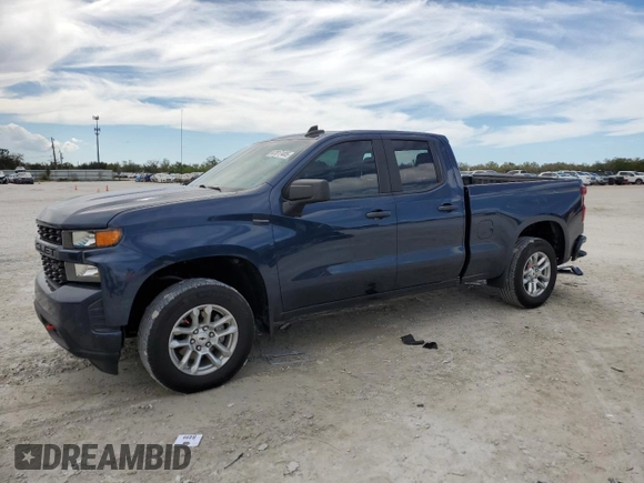 2020 Chevrolet Silverado 1500 Custom with VIN 1GCRWBEK4LZ367009, listed as a Copart auction lot 47017405 with 61,900 mi miles and Non Repairable. Bid and sale history available at carsss.com. Image 1.