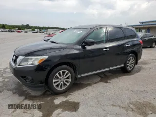 2014 Nissan Pathfinder S z VIN 5N1AR2MN1EC674574, wystawiony jako Copart lot #56566035 z przebiegiem 183 977 mil mil oraz Szkoda całkowita • Salvage title. Historia ofert i sprzedaży dostępna na DreamBid. Obrazek 1.