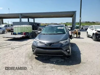 2018 Toyota RAV4 XLE with VIN 2T3WFREV1JW475641, listed as a Copart auction lot 54357525 with 53,609 mi miles and Salvage Title. Bid and sale history available at DreamBid. Image 14.