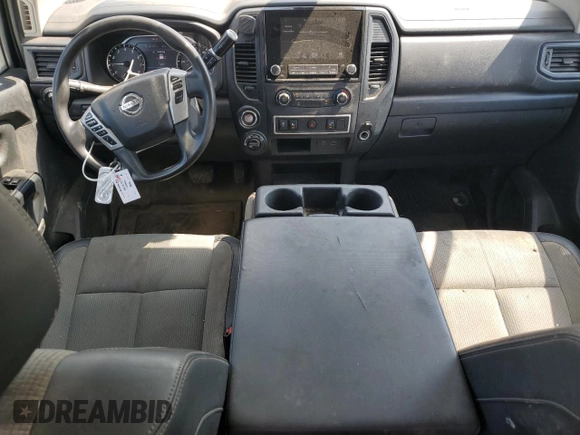 2020 Nissan Titan SV z VIN 1N6AA1FA3LN511567, wystawiony jako Copart lot #54921955 z przebiegiem 74 002 mil mil oraz Szkoda całkowita • Salvage title. Historia ofert i sprzedaży dostępna na DreamBid. Obrazek 8.