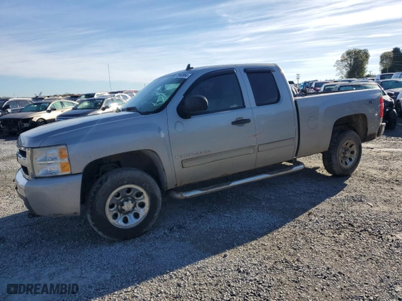 2009 Chevrolet Silverado 1500 LT with VIN 2GCEK29CX91120933, listed as a Copart auction lot 78960964 with 124,196 mi miles and Salvage Title. Bid and sale history available at carsss.com. Image 1.