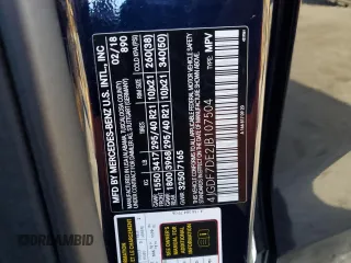 2018 Mercedes-Benz GLS 550 с VIN 4JGDF7DE2JB107504, выставлен на аукционе Copart как лот 44412735 с пробегом 92 312 миль миль и Чистый • Clean title. История ставок и продаж доступна на DreamBid. Изображение 13.