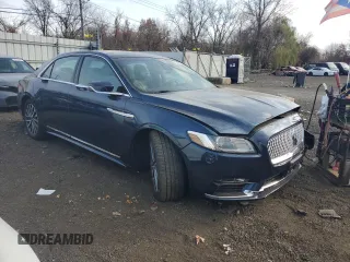 2017 Lincoln Continental Select with VIN 1LN6L9TK6H5608098, listed as a Copart auction lot 78619534 with 66,172 mi miles and Salvage Title. Bid and sale history available at carsss.com. Image 4.