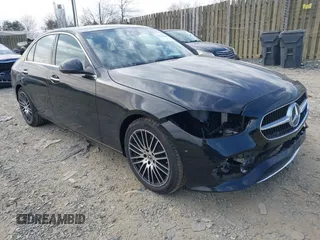 2025 Mercedes-Benz C 300 with VIN W1KAF4HB7SR253109, listed as a IAAI auction lot 41832800 with 703 mi miles and . Bid and sale history available at DreamBid. Image 1.