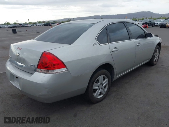2008 Chevrolet Impala LS with VIN 2G1WB58K181286912, listed as a IAAI auction lot 42194309 with Not Provided miles and . Bid and sale history available at DreamBid. Image 4.