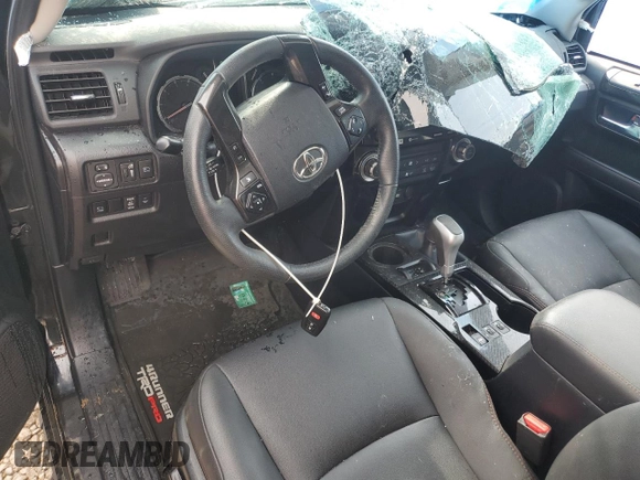 2023 Toyota 4Runner TRD Pro with VIN JTELU5JR8P6176034, listed as a Copart auction lot 49822735 with 25,843 mi miles and Salvage title. Bid and sale history available at DreamBid. Image 8.