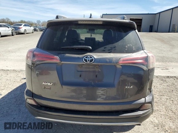 2017 Toyota RAV4 XLE with VIN JTMWFREV0HJ704738, listed as a Copart auction lot 49326785 with Not Provided miles and Non Repairable. Bid and sale history available at DreamBid. Image 6.