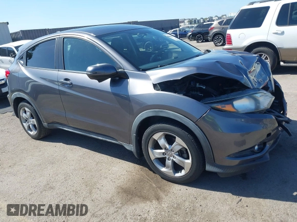2016 Honda HR-V EX with VIN 3CZRU5H5XGM706421, listed as a IAAI auction lot 42077569 with 103,437 mi miles. Bid and sale history available at carsss.com. Image 1.