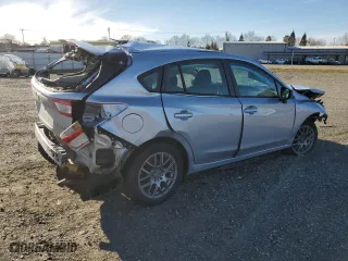 2018 Subaru Impreza with VIN 4S3GTAA65J1733770, listed as a Copart auction lot 86773214 with 57,581 mi miles and Salvage Title. Bid and sale history available at carsss.com. Image 3.