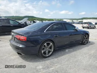 2015 Audi S8 with VIN WAUK2AFD1FN005378, listed as a Copart auction lot 53048314 with 131,468 mi miles. Bid and sale history available at carsss.com. Image 3.