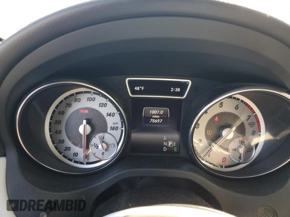 2015 Mercedes-Benz CLA 250 with VIN WDDSJ4EB2FN187203, listed as a Copart auction lot 44917034 with 75,697 mi miles and . Bid and sale history available at DreamBid. Image 9.