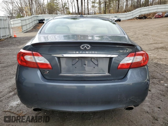 2012 Infiniti M37 with VIN JN1BY1AR8CM390513, listed as a Copart auction lot 78082344 with 130,540 mi miles and Non Repairable. Bid and sale history available at carsss.com. Image 6.