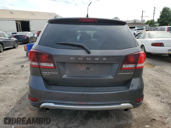 2015 Dodge Journey Crossroad with VIN 3C4PDDGG7FT676017, listed as a Copart auction lot 61740615 with 111,267 mi miles and Salvage title. Bid and sale history available at DreamBid. Image 6.