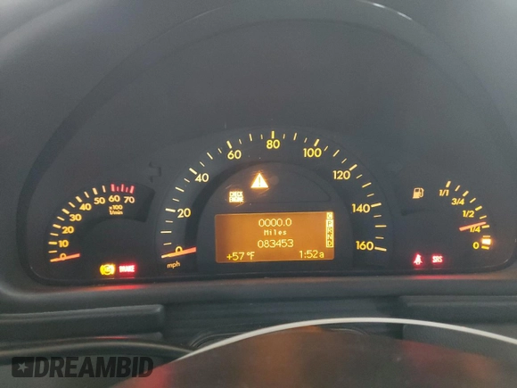 2004 Mercedes-Benz C 230 Kompressor with VIN WDBRF40J94F504439, listed as a Copart auction lot 54276245 with 83,453 mi miles and Clean Title. Bid and sale history available at DreamBid. Image 9.