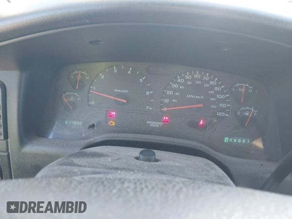2002 Dodge Dakota Sport with VIN 1B7GL32X52S564722, listed as a IAAI auction lot 41455669 with 211,890 mi miles. Bid and sale history available at carsss.com. Image 7.