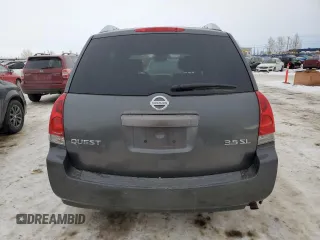 2007 Nissan Quest S with VIN 5N1BV28UX7N111516, listed as a Copart auction lot 83789084 with 369,266 mi miles and Clean Title. Bid and sale history available at carsss.com. Image 6.