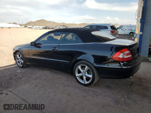 2005 Mercedes-Benz CLK-Class 3.2L with VIN WDBTK65G15T043122, listed as a Copart auction lot 75475594 with 106,537 mi miles and Salvage Title. Bid and sale history available at carsss.com. Image 2.
