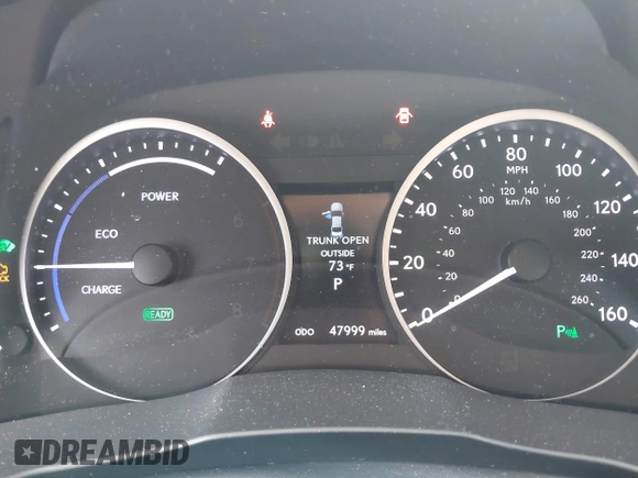 2013 Lexus ES 300h with VIN JTHBW1GG5D2012539, listed as a IAAI auction lot 41893892 with 47,999 mi miles and . Bid and sale history available at DreamBid. Image 7.