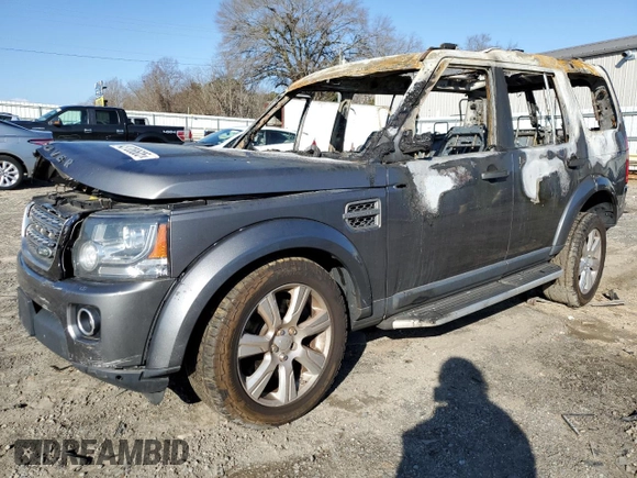 2016 Land Rover LR4 HSE with VIN SALAG2V62GA792643, listed as a Copart auction lot 43708605 with Not provided miles and Non repairable. Bid and sale history available at DreamBid. Image 1.