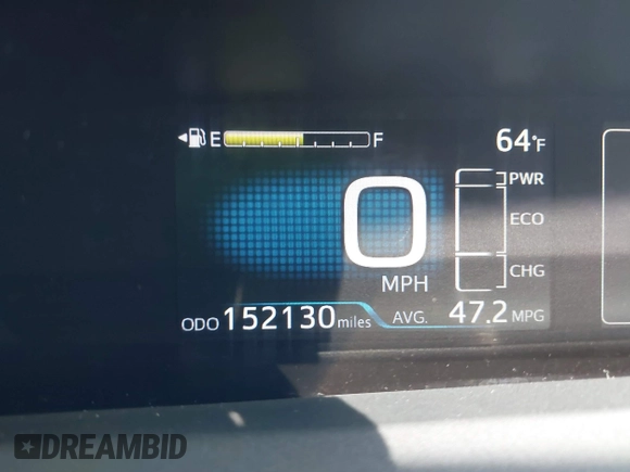 2016 Toyota Prius Two with VIN JTDKBRFU3G3005025, listed as a IAAI auction lot 41893173 with 152,130 mi miles and . Bid and sale history available at DreamBid. Image 15.