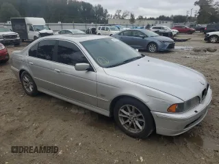 2003 BMW 5 Series 525iA with VIN WBADT43423G028907, listed as a Copart auction lot 79849994 with 0 mi miles and Salvage Title. Bid and sale history available at carsss.com. Image 4.