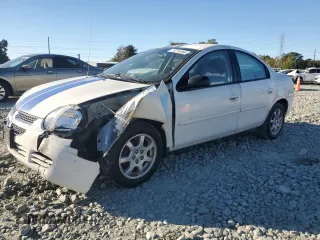 2005 Dodge Neon SXT with VIN 1B3ES56C75D149814, listed as a Copart auction lot 75714164 with 117,118 mi miles and Salvage Title. Bid and sale history available at carsss.com. Image 1.