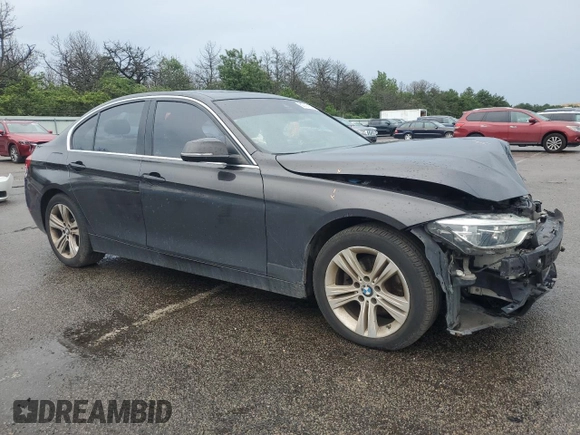 2017 BMW 3 Series 330i xDrive with VIN WBA8D9G38HNU65066, listed as a Copart auction lot 62767155 with 80,553 mi miles and Salvage title. Bid and sale history available at DreamBid. Image 4.