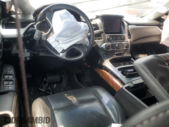 2015 Chevrolet Tahoe LTZ with VIN 1GNSKCKC2FR289034, listed as a Copart auction lot 57067225 with Not provided miles and Salvage title. Bid and sale history available at DreamBid. Image 8.