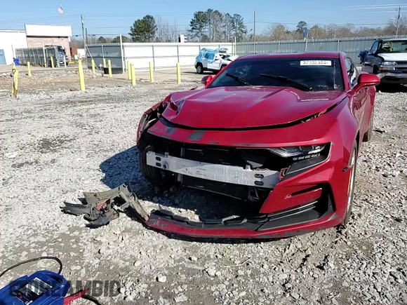 2019 Chevrolet Camaro 1LS with VIN 1G1FB1RX4K0127131, listed as a Copart auction lot 37102384 with 46,097 mi miles and Salvage Title. Bid and sale history available at carsss.com. Image 11.